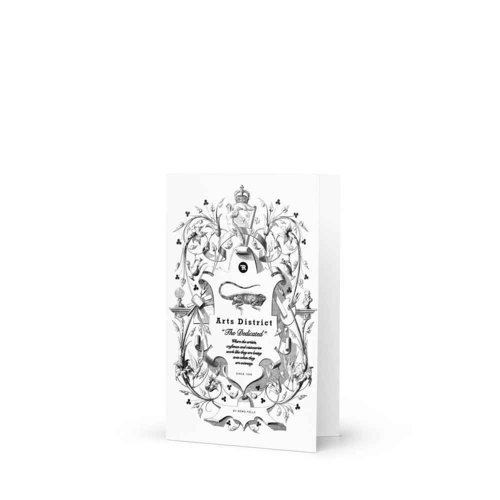 RF Greeting card “Arts District Iguana”