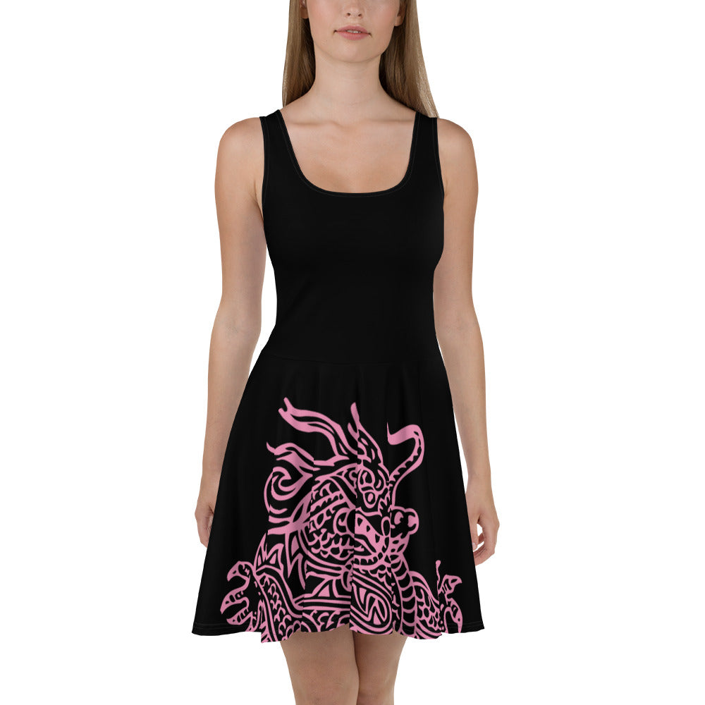 dragon skater dress Girls Dragon Tail Skater Dress