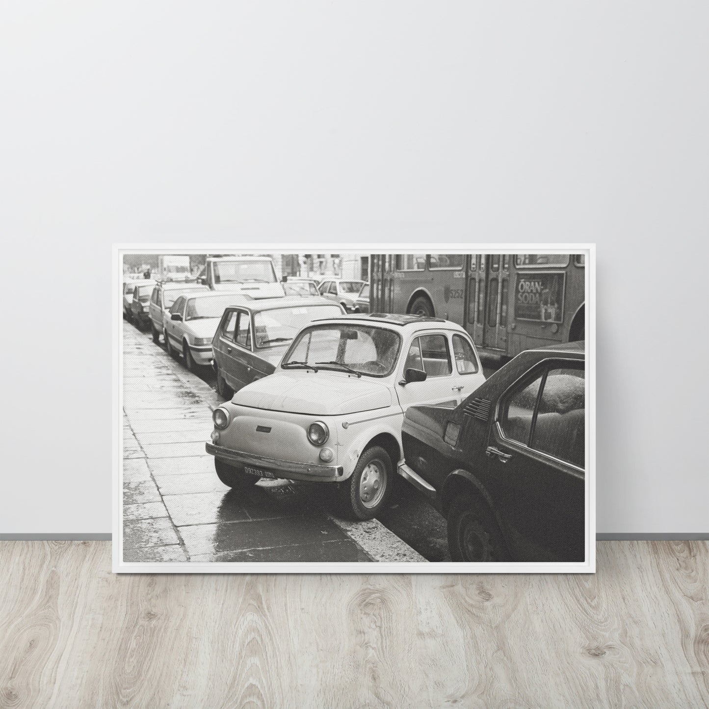 Rf Framed canvas “Cinquecento”, Rome 1989