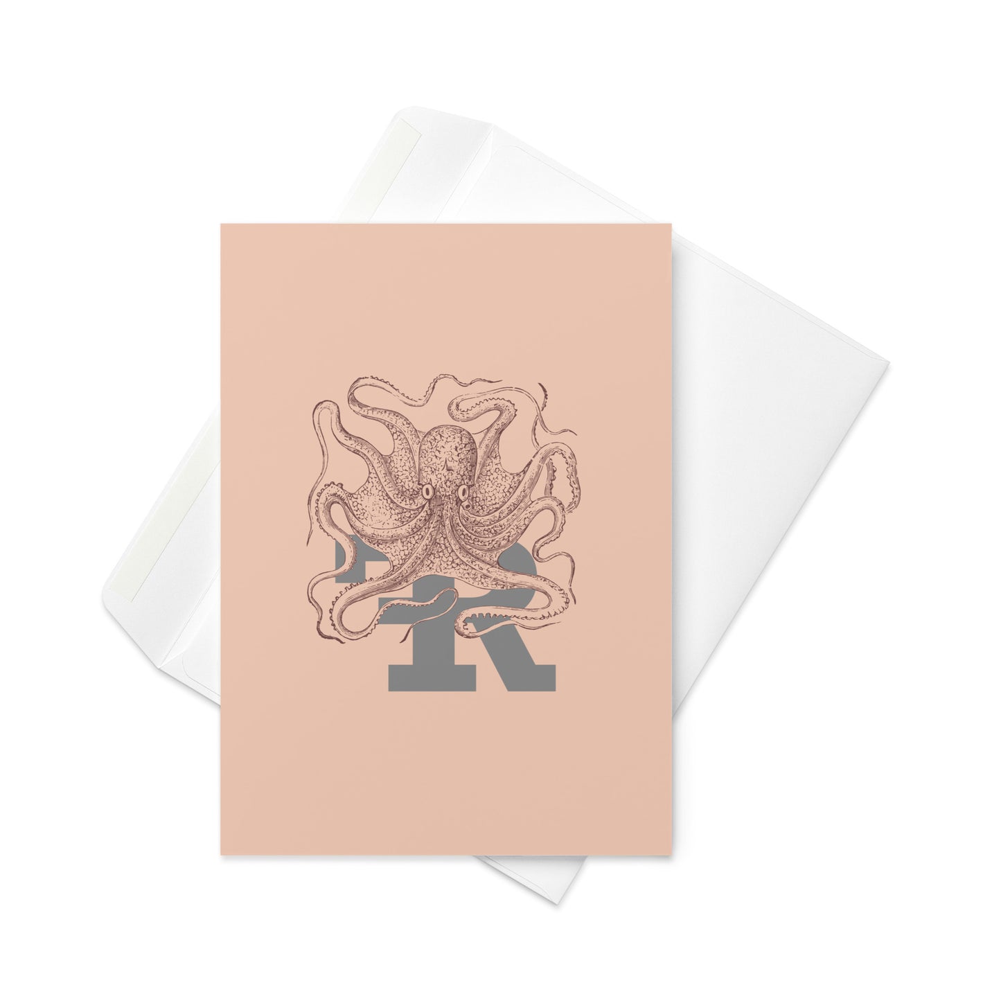 RF Greeting card Octopus