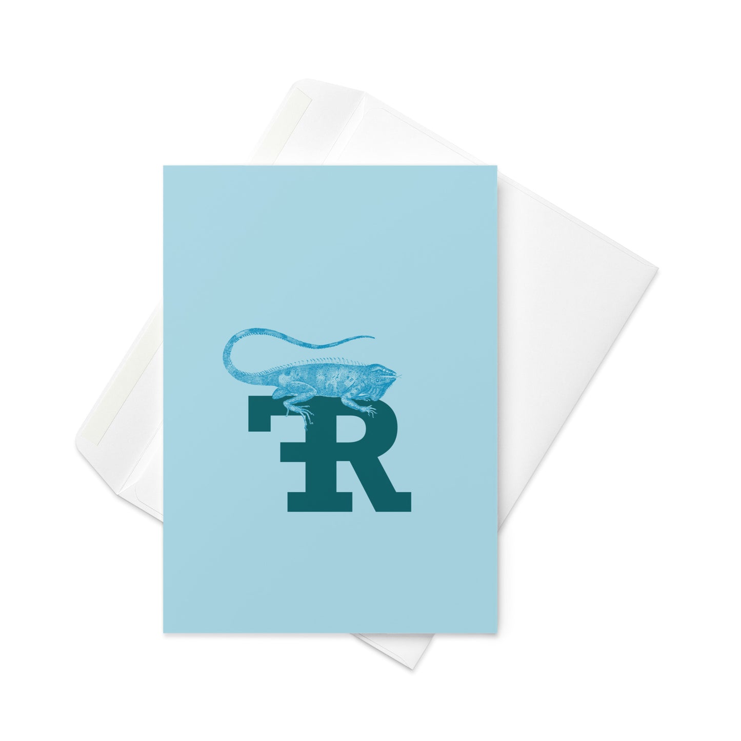 RF Greeting card Iguana