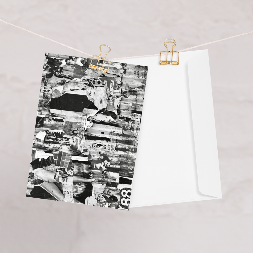 RF Greeting card “Billboards Roma”, Rome 1989