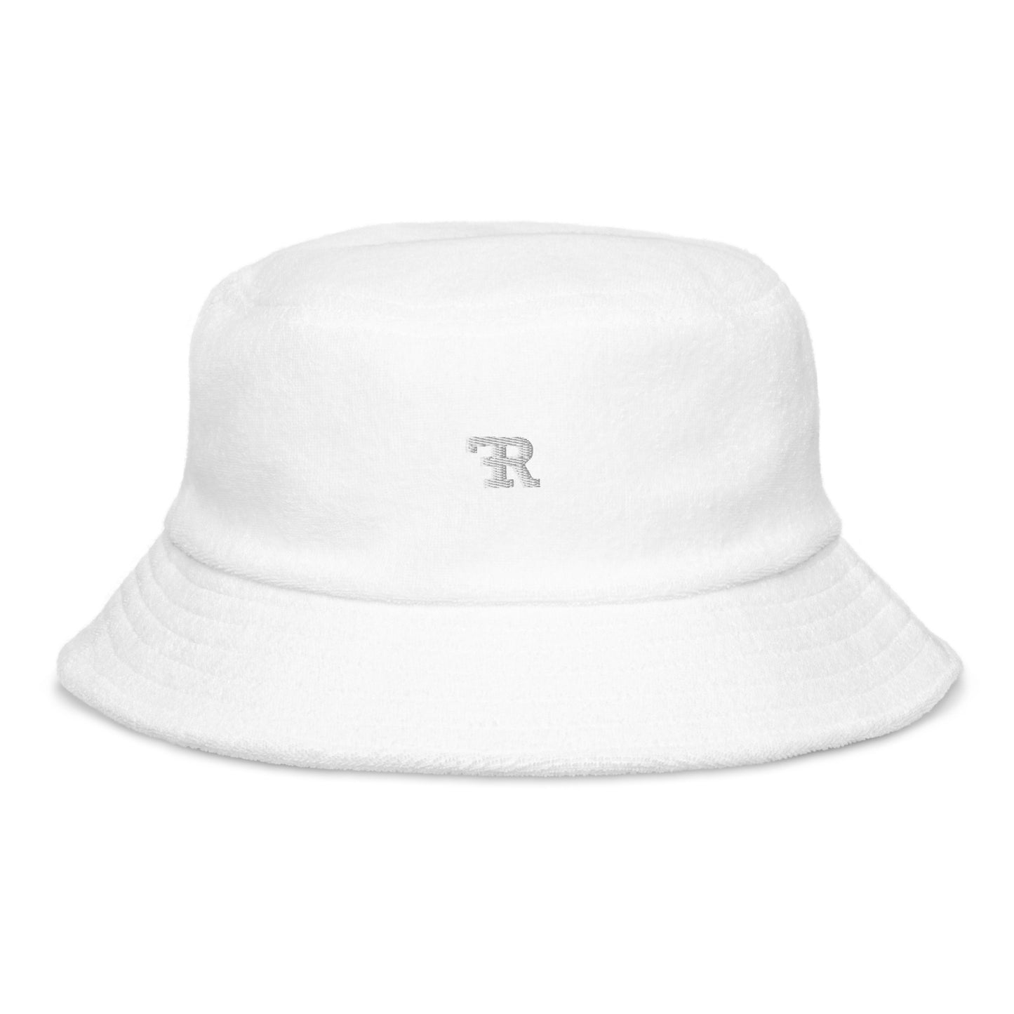 RF Unstructured terry cloth bucket hat