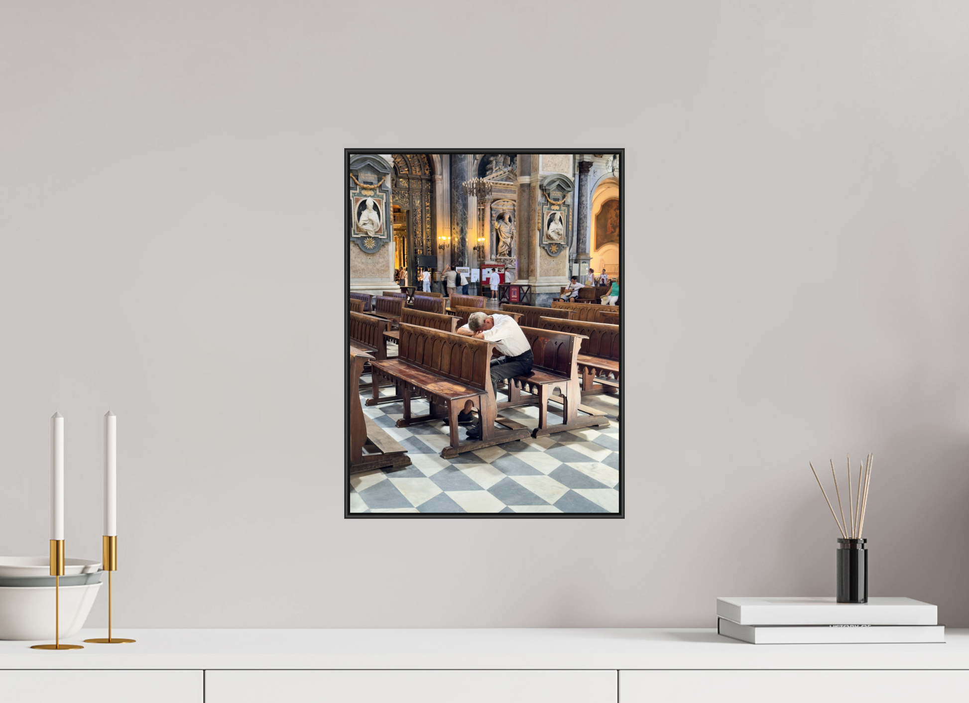 30 x 40 cm, Photo in Aluminium ArtBox Il duomo, Naples 2025