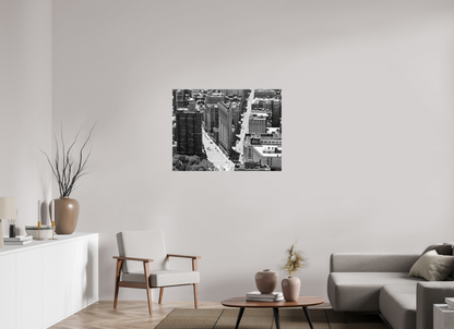 100 x 75 cm, Photo Print Under Acrylic Glass Flat iron, New York 1999