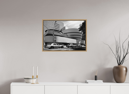 71.4 x 50 cm, Floater Frame, Basel 15 mm, Natural oak Chrysler Building, New York 1999