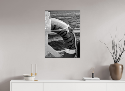 60 x 80 cm, Photo in Aluminium ArtBox, Profile 50 mm (Black) Save Naples