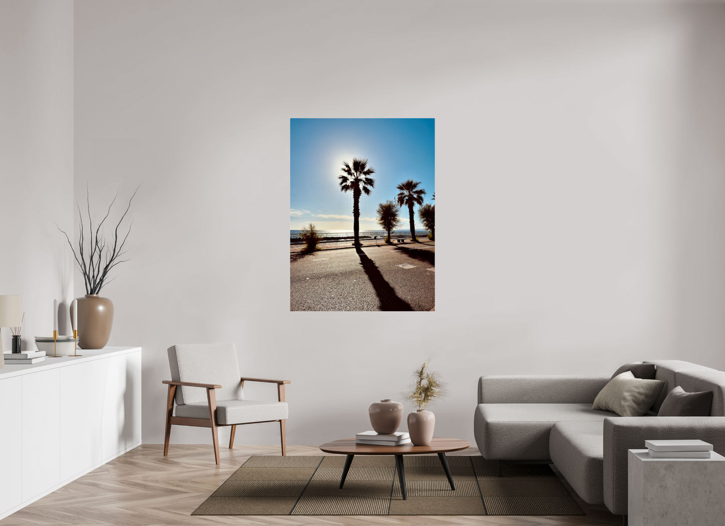 105 x 140 cm, Photo Print Under Acrylic Glass Palma, Naples 2025