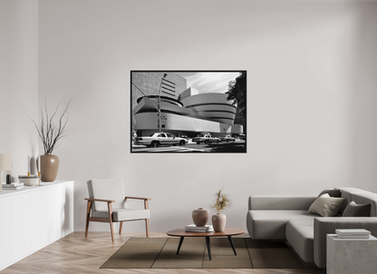 157.1 x 110 cm, Floater Frame, Basel 15 mm, Black oak Chrysler Building, New York 1999