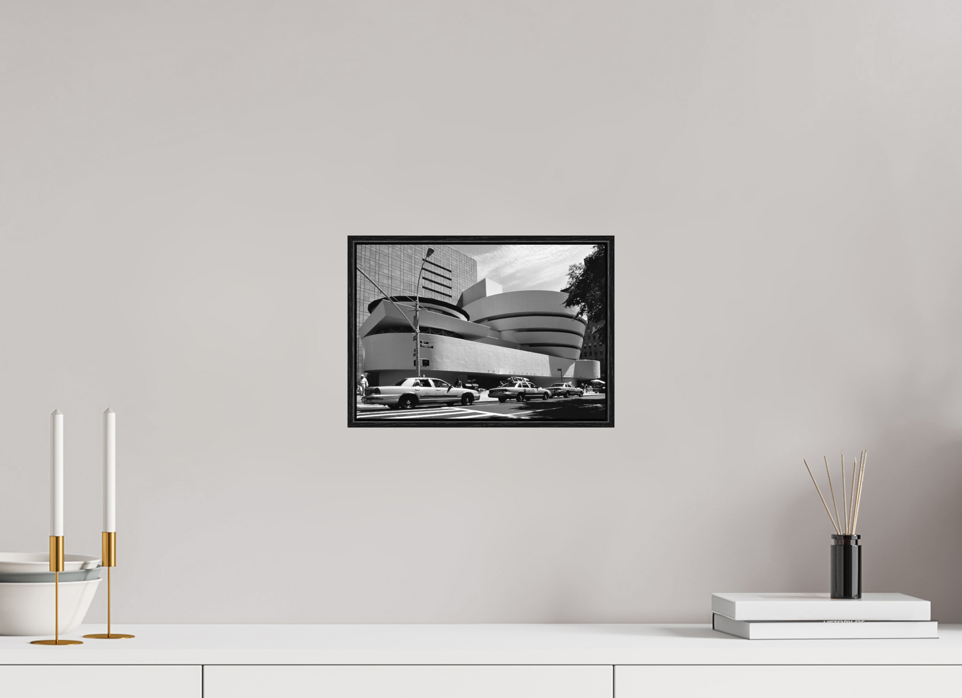 28.6 x 20 cm, Floater Frame, Basel 5 mm, Black oak Chrysler Building, New York 1999