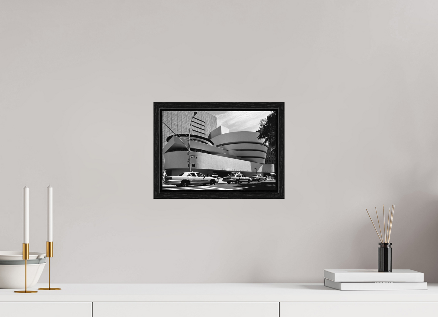 28.6 x 20 cm, Floater Frame, Basel 15 mm, Black oak Chrysler Building, New York 1999