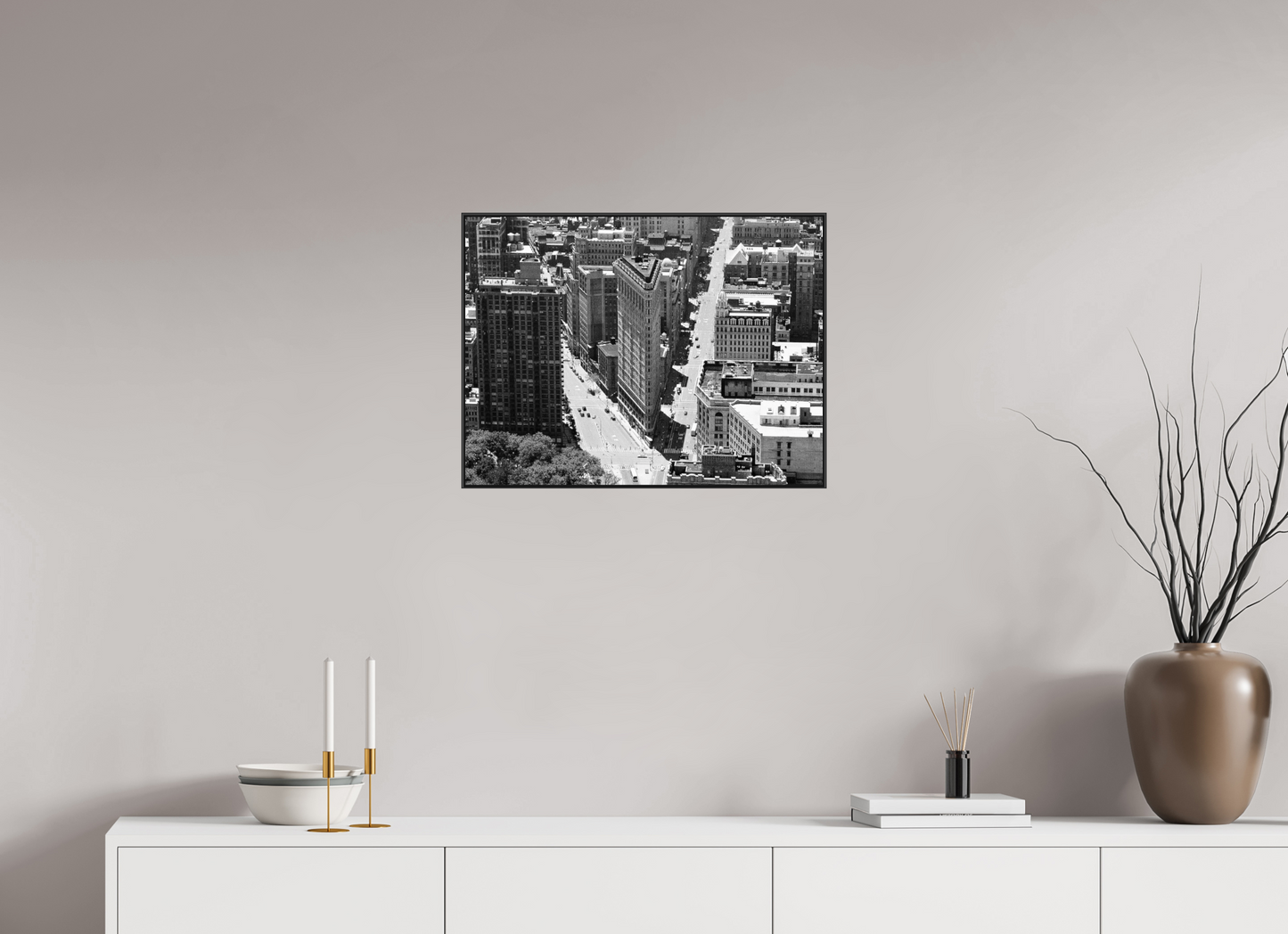 60 x 45 cm, Photo in Aluminium ArtBox Flat iron, New York 1999