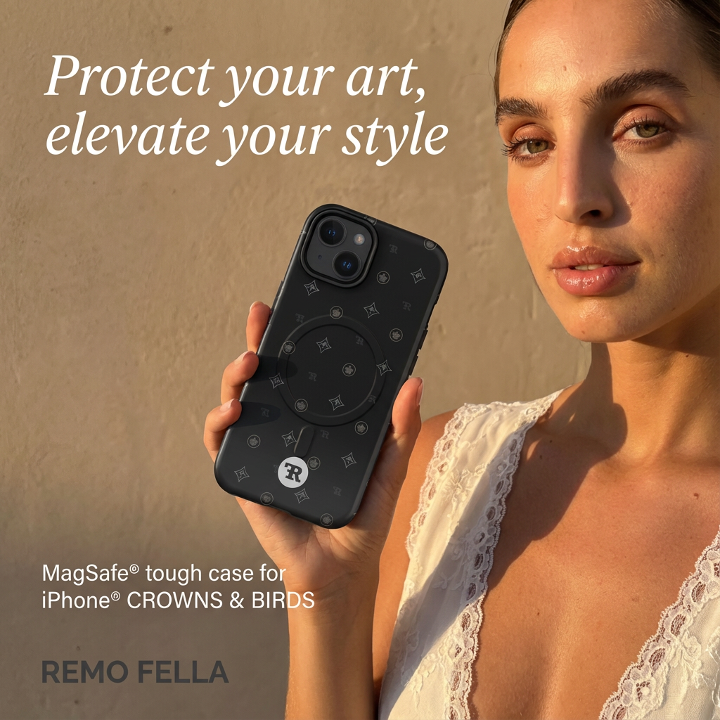 MagSafe® tough case for iPhone® CROWNS & BIRDS