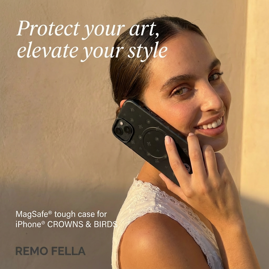MagSafe® tough case for iPhone® CROWNS & BIRDS