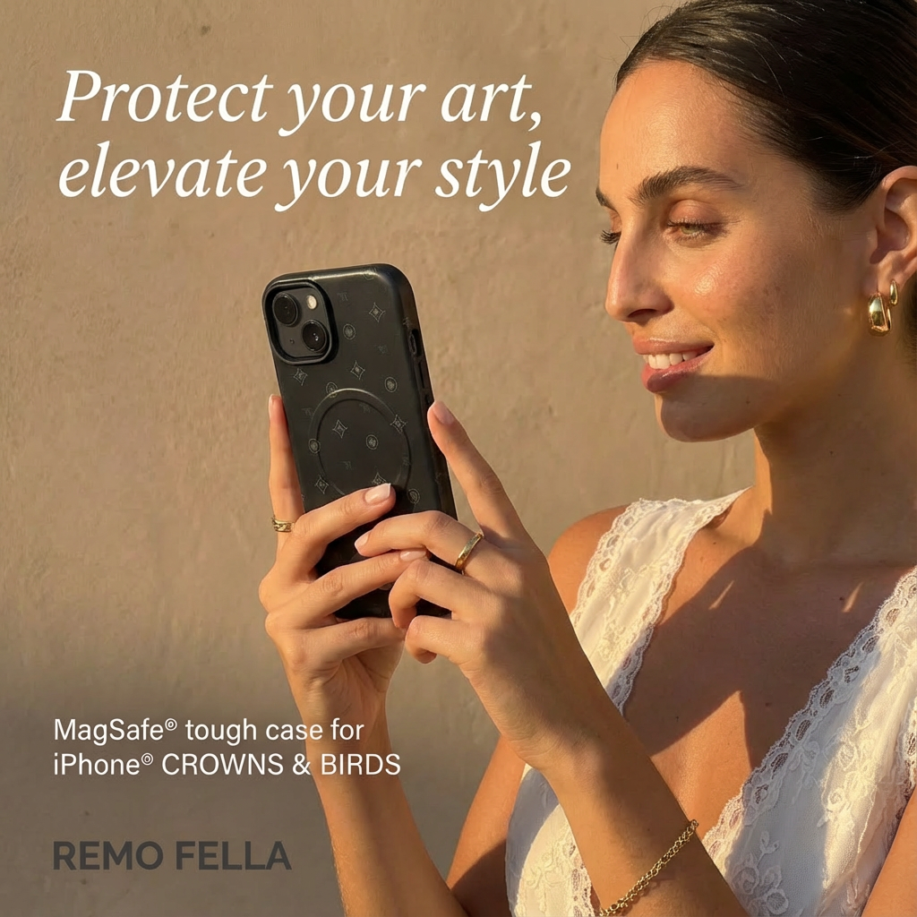 MagSafe® tough case for iPhone® CROWNS & BIRDS