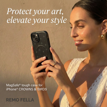 MagSafe® tough case for iPhone® CROWNS & BIRDS