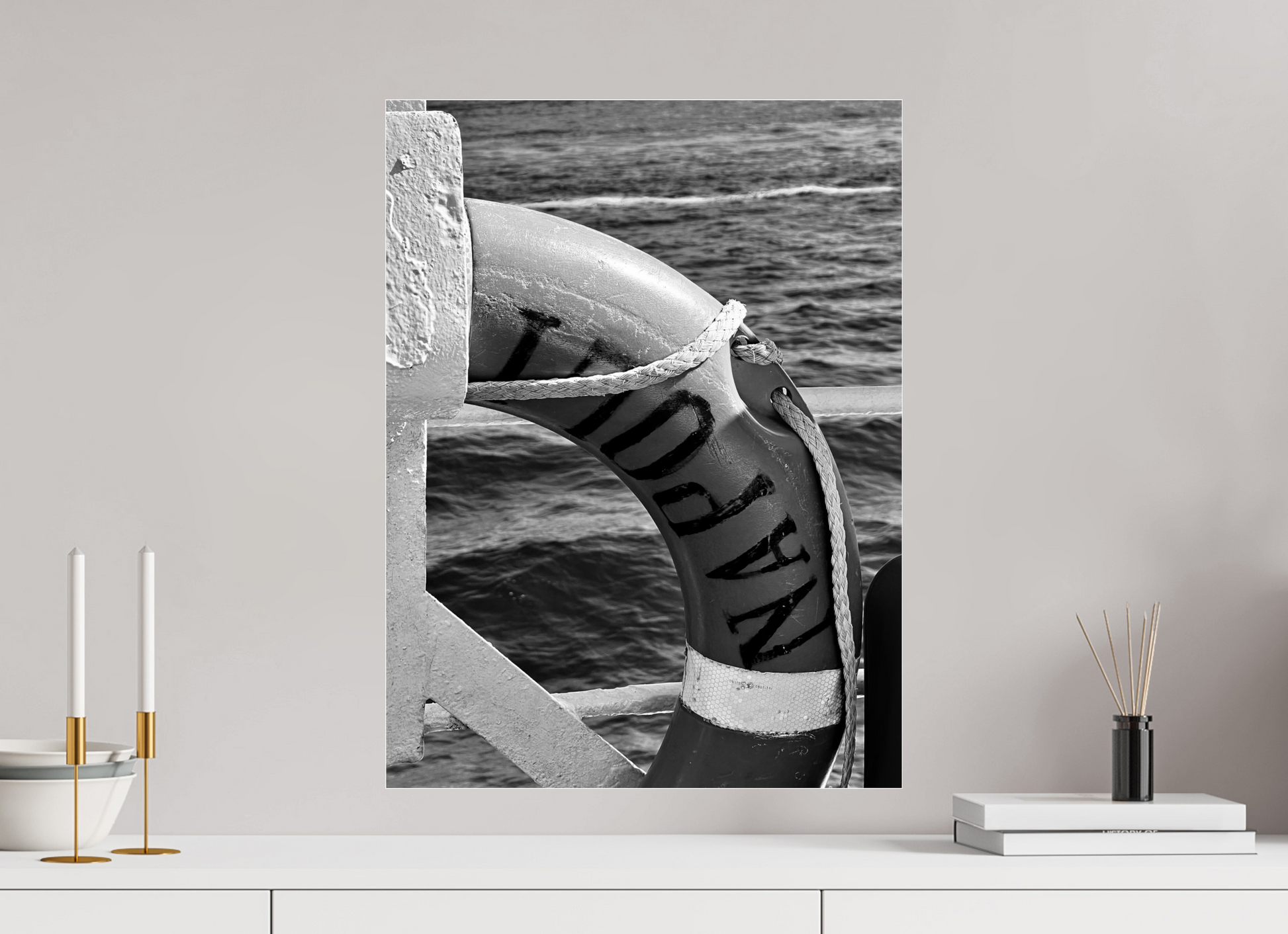 45 x 60 cm, Photo Print Under Acrylic Glass Save Naples