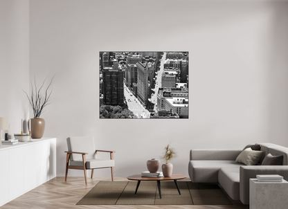 160 x 120 cm, Photo in Aluminium ArtBox Flat iron, New York 1999