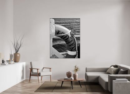 120 x 160 cm, Photo in Aluminium ArtBox, Profile 50 mm (Black) Save Naples