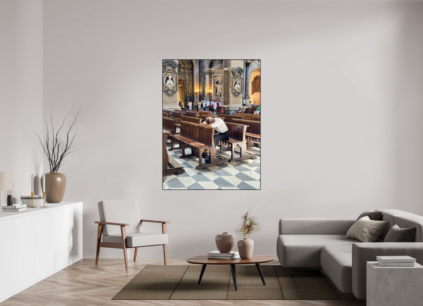 120 x 160 cm, Photo in Aluminium ArtBox Il duomo, Naples 2025