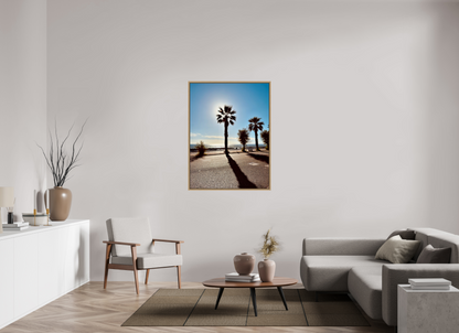 90 x 120 cm, Floater Frame, Basel 15 mm, Natural oak Palma, Naples 2025