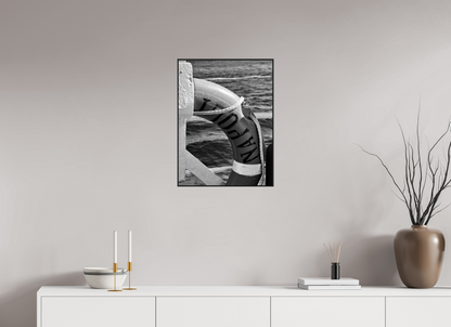 45 x 60 cm, Photo in Aluminium ArtBox, Profile 50 mm (Black) Save Naples