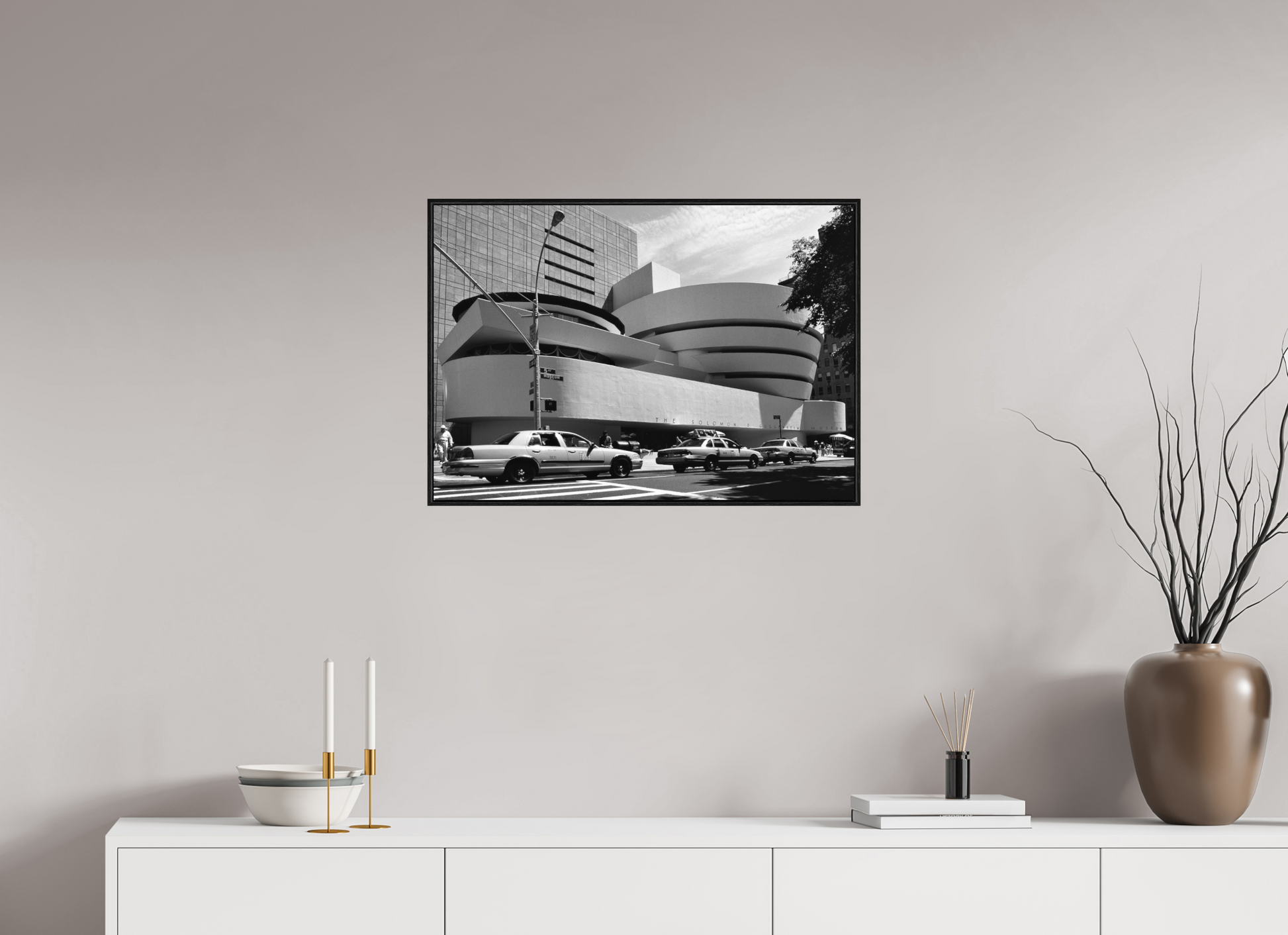 71.4 x 50 cm, Floater Frame, Basel 5 mm, Black oak Chrysler Building, New York 1999