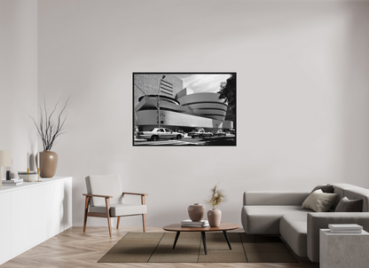 142.9 x 100 cm, Floater Frame, Basel 15 mm, Black oak Chrysler Building, New York 1999