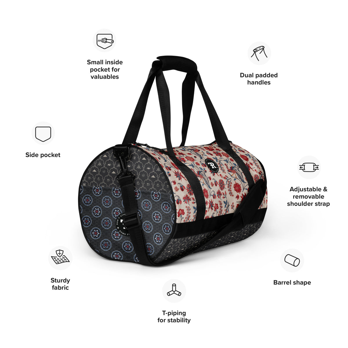 RF gym bag DON’T LIVE UNINSPIRED - CROSSBODY BAGS