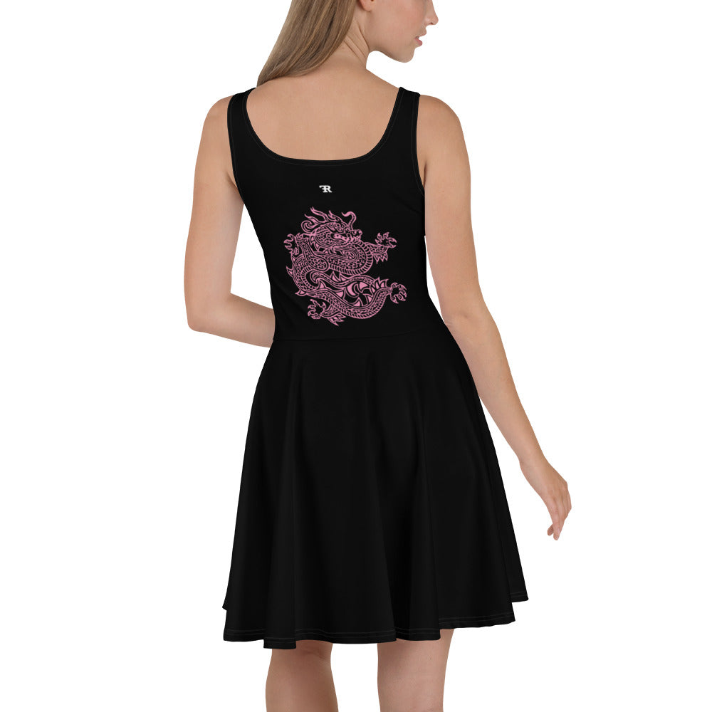 dragon skater dress Red Dragon Scales Skater Dress, Dragon Dress, Dragon Cosplay Dress
