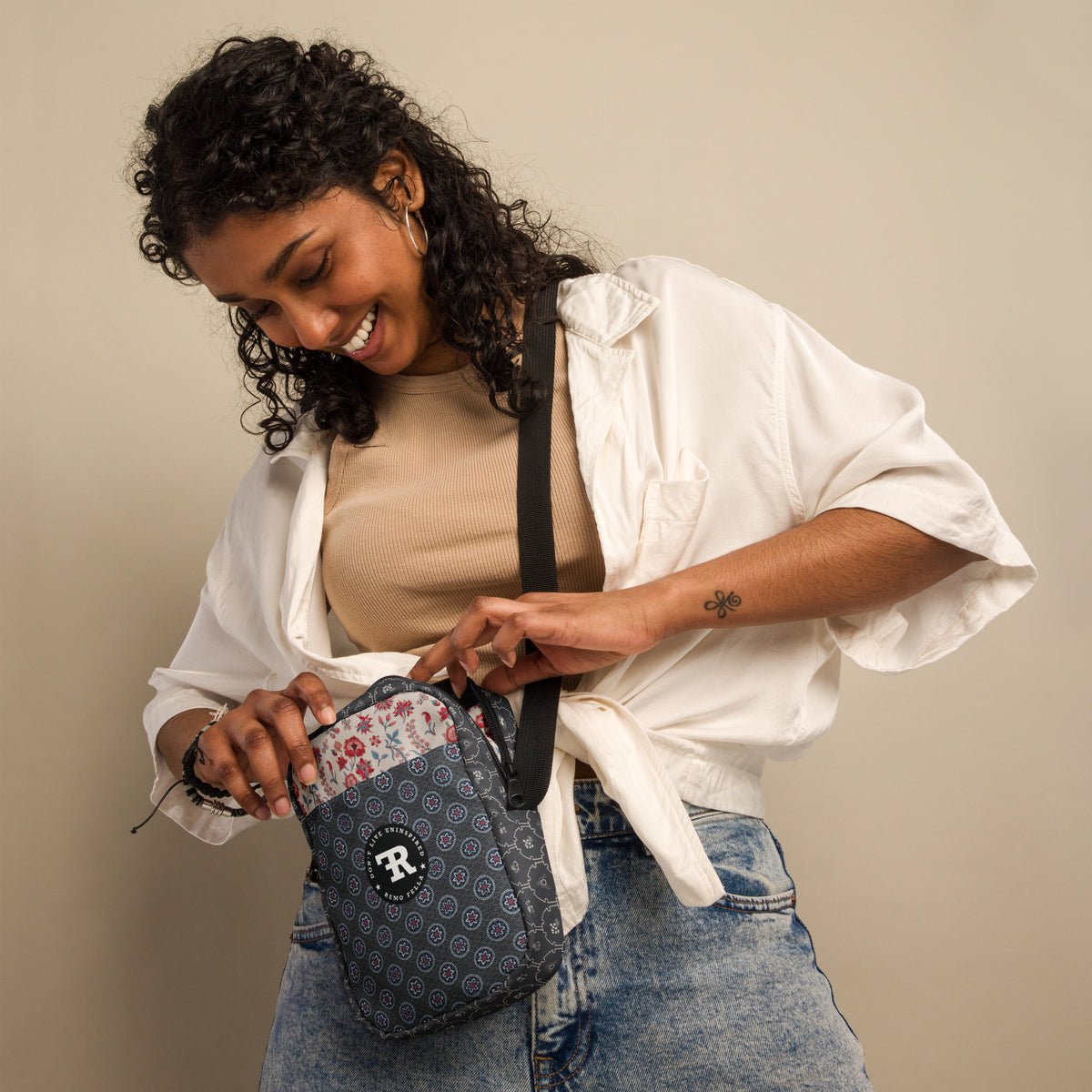 RF Utility crossbody bag DON’T LIVE UNINSPIRED - BAGS