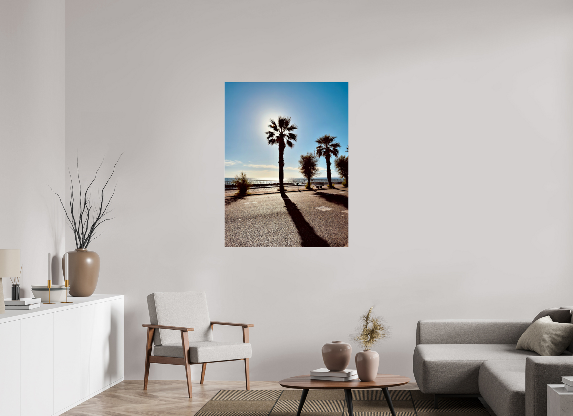 90 x 120 cm, Photo Print Under Acrylic Glass Palma, Naples 2025