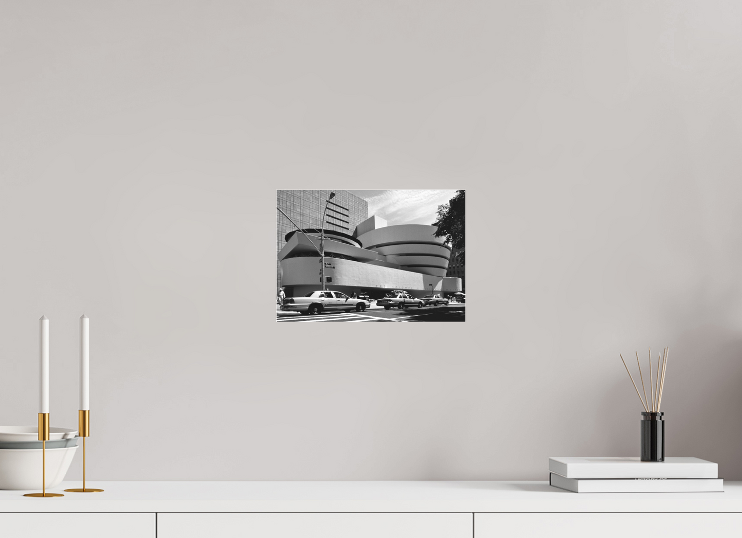 28.6 x 20 cm, Photo print behind matte acrylic glass Chrysler Building, New York 1999
