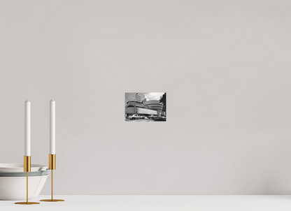 14.3 x 10 cm, Photo print behind matte acrylic glass Chrysler Building, New York 1999