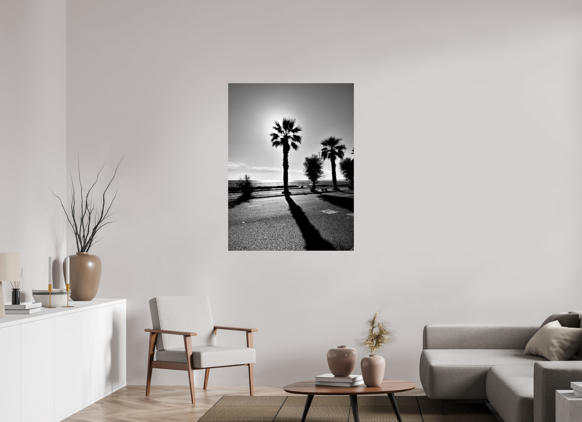 90 x 120 cm, Photo Print Under Acrylic Glass Palma, Naples 2025