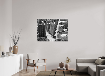 120 x 90 cm, Photo Print Under Acrylic Glass Flat iron, New York 1999