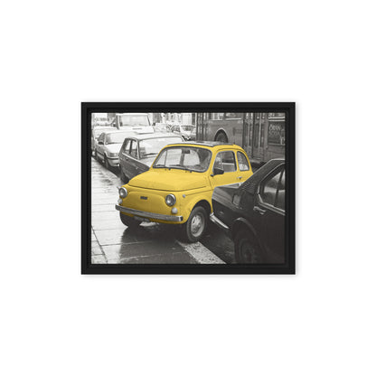 RF Framed canvas “Cinquecento yellow”