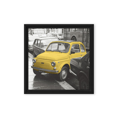 RF Framed canvas “Cinquecento yellow”