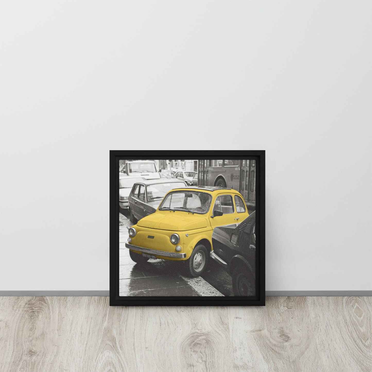 RF Framed canvas “Cinquecento yellow”