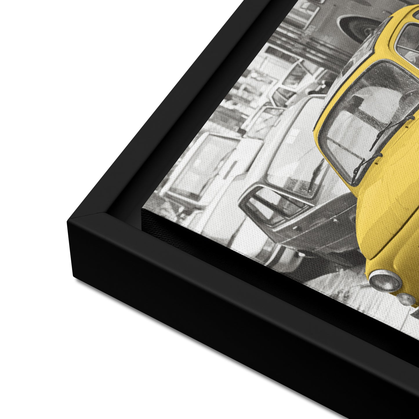 RF Framed canvas “Cinquecento yellow”