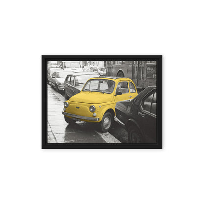 RF Framed canvas “Cinquecento yellow”