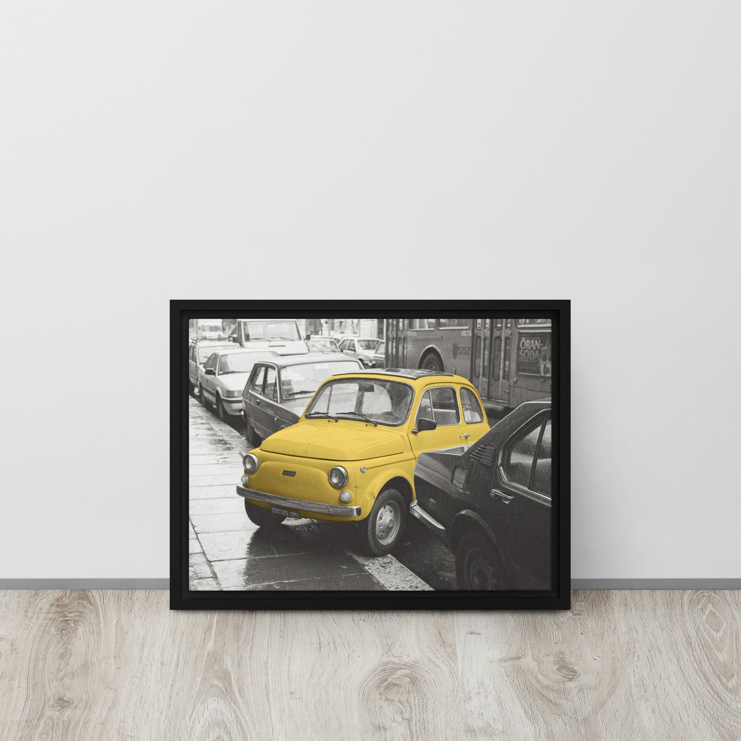 RF Framed canvas “Cinquecento yellow”