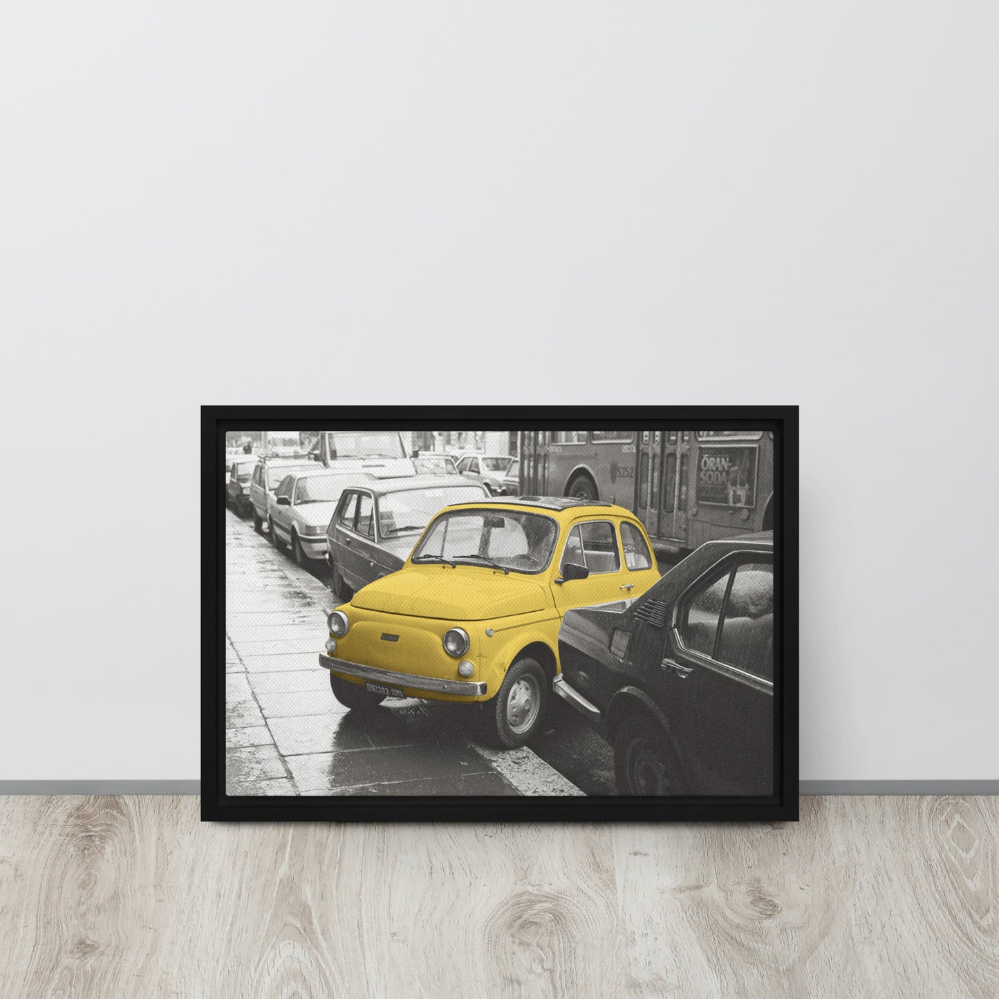 RF Framed canvas “Cinquecento yellow”