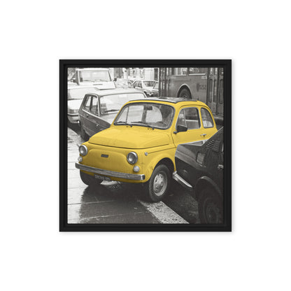 RF Framed canvas “Cinquecento yellow”