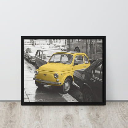 RF Framed canvas “Cinquecento yellow”