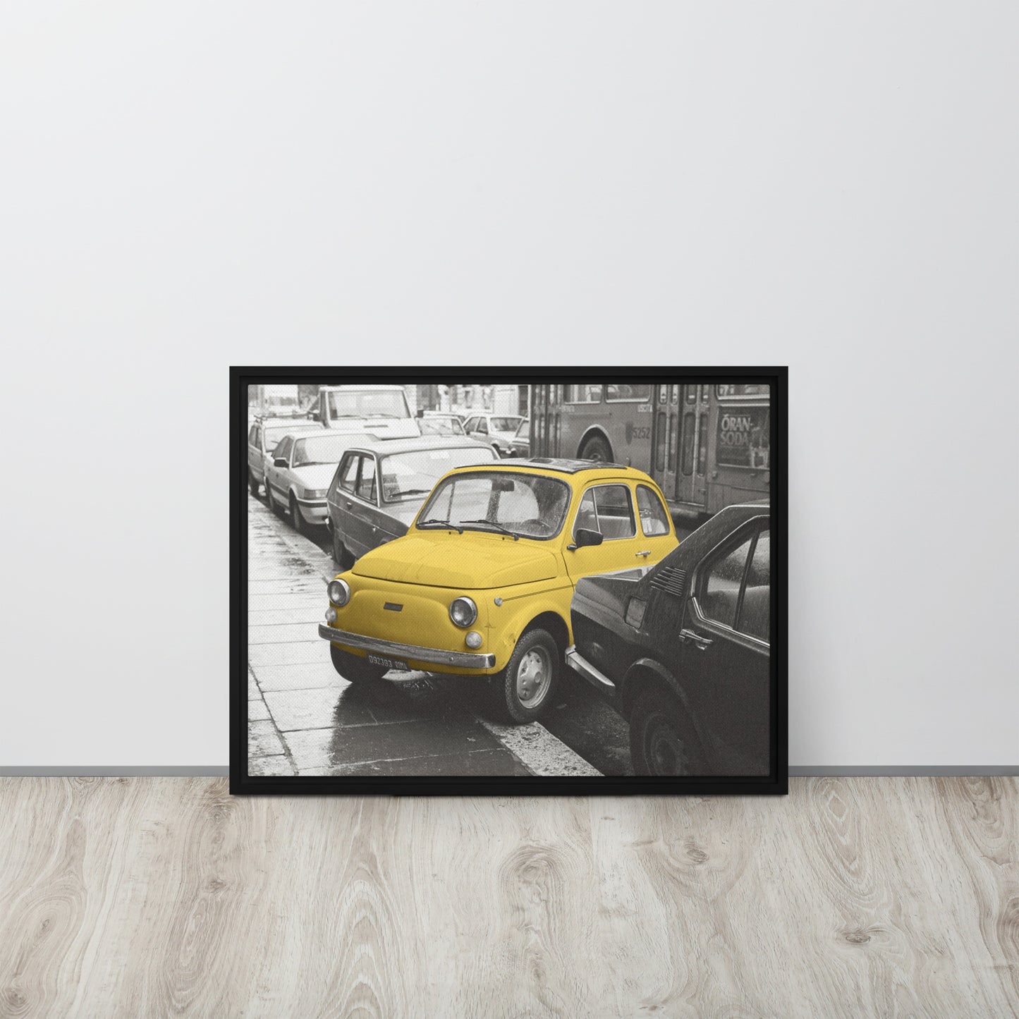 RF Framed canvas “Cinquecento yellow”