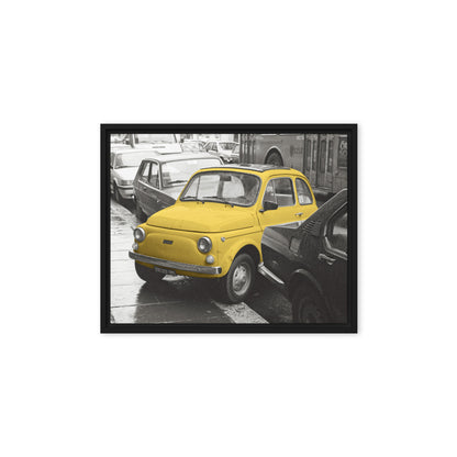 RF Framed canvas “Cinquecento yellow”