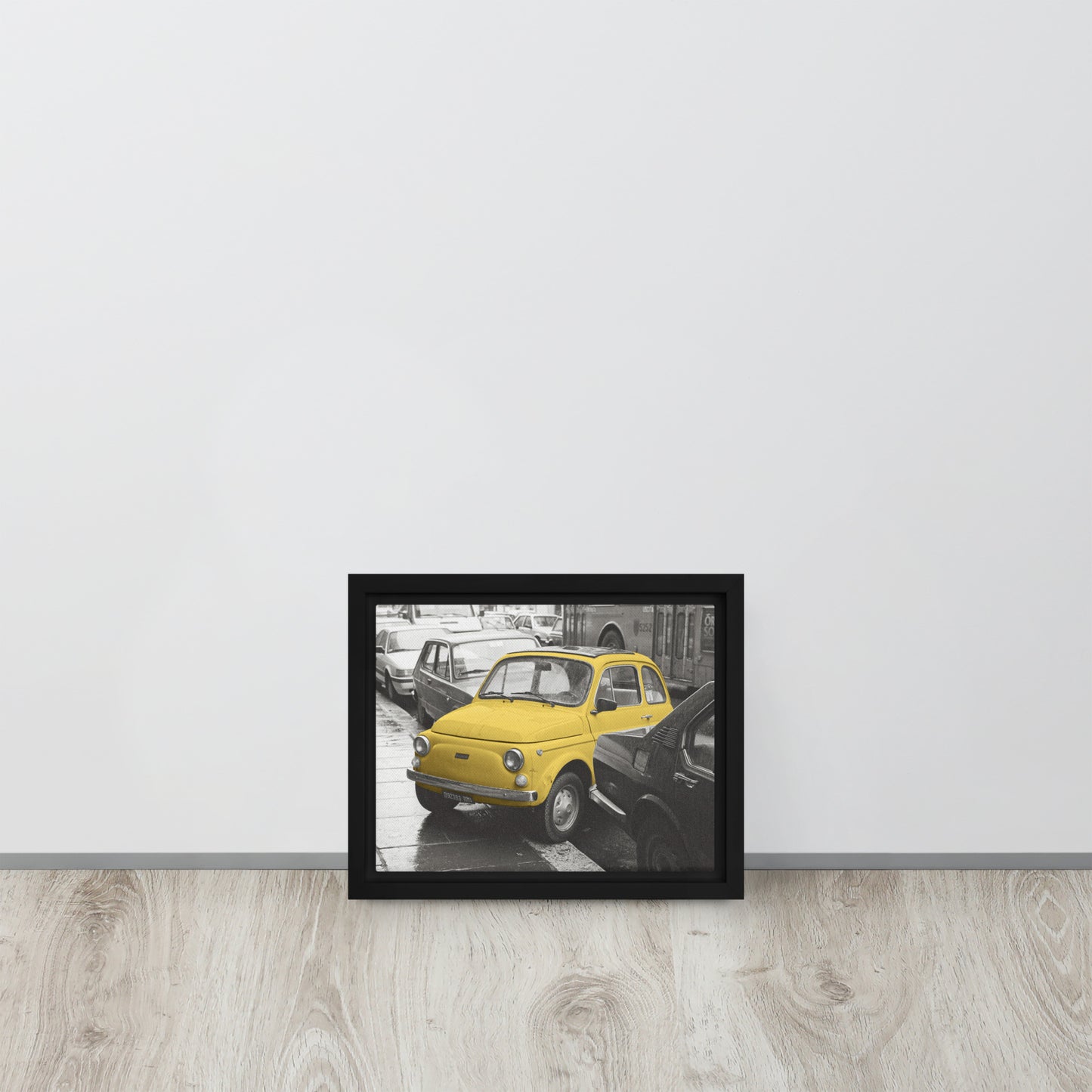 RF Framed canvas “Cinquecento yellow”