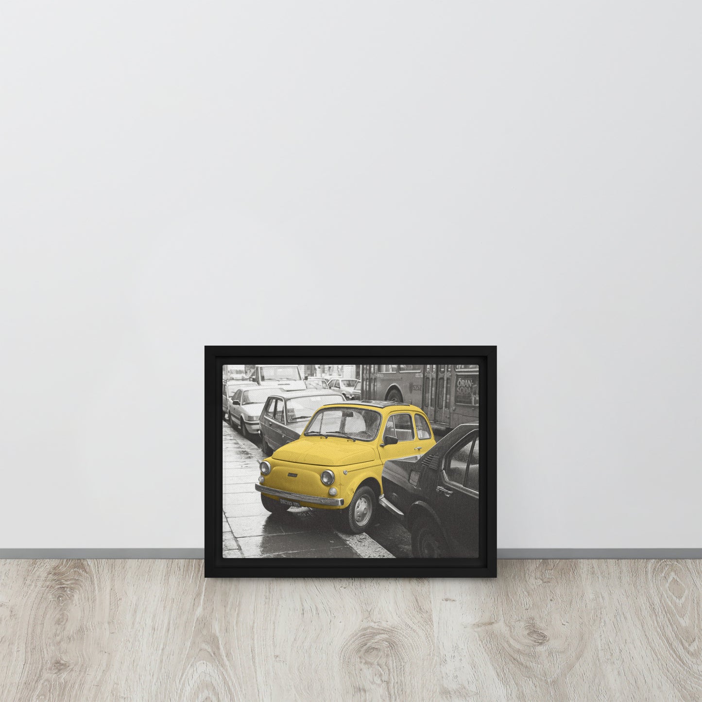 RF Framed canvas “Cinquecento yellow”