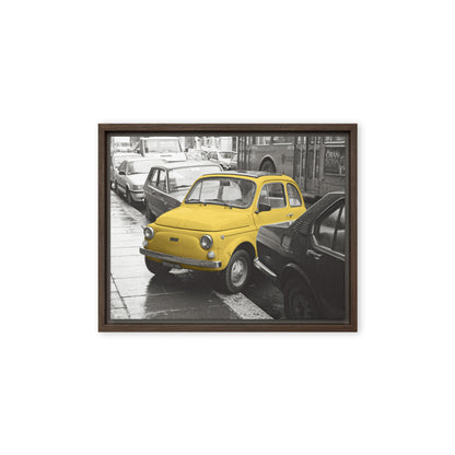 RF Framed canvas “Cinquecento yellow”